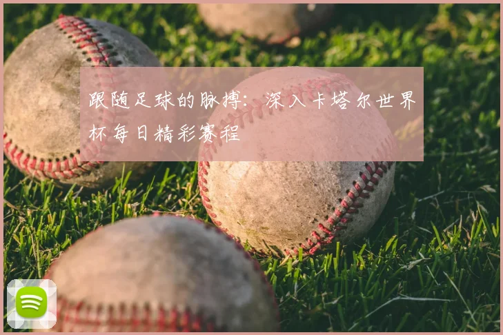 跟随足球的脉搏：深入卡塔尔世界杯每日精彩赛程